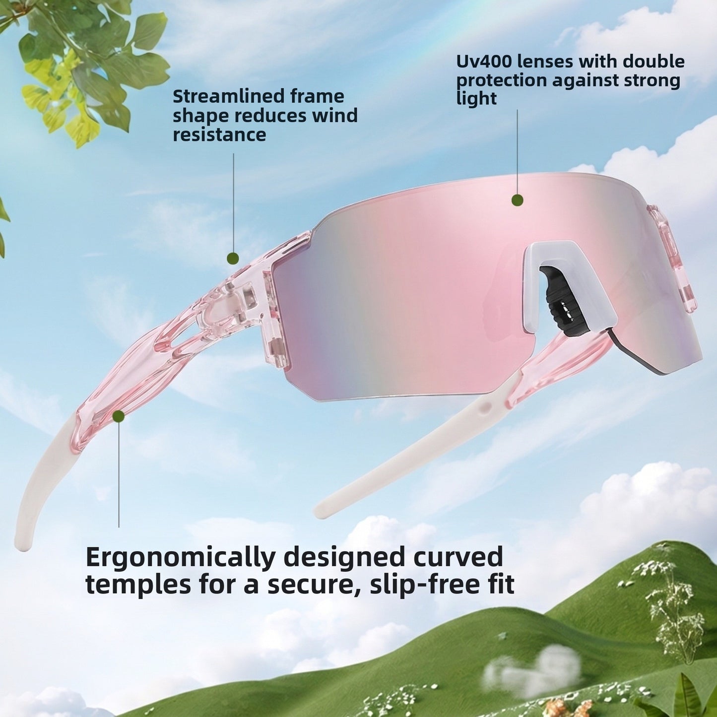 rimless Sports Sunglasses